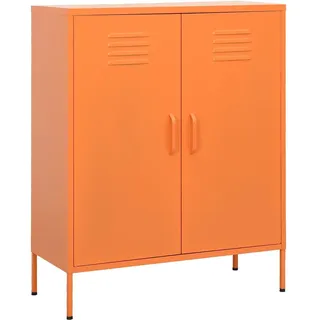 deluke Büroschrank 80 x 35 x 101,5 cm Orange