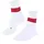 RU Kompressions-Socken 1 Paar Weiß/Rot 46-48