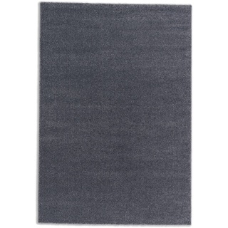 SCHÖNER WOHNEN-Kollektion Webteppich Pure 133 x 190 cm Polypropylen Grau Anthrazit