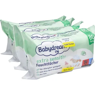 Babydream Baby-Feuchttücher VE 320 Stück 320 Tücher