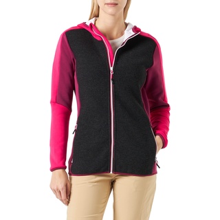 CMP Damen Woman Fix Hood JACKET, Fucsia, 40 EU