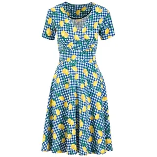 Blutsgeschwister Freizeitkleid Shalala Tralala Spring - rosemarine 2XL