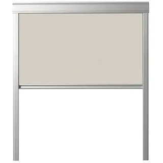 Verdunkelungsrollo DUA  (Beige, 78 x 118 cm, Passend für: Dachfenster 78 x 118 cm von Solid Elements, VELUX®, FAKRO®)