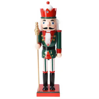 Home Styling Collection Nussknacker, Mehrfarbig, Holz, 8.8x38x10.2 cm, Dekoration, Weihnachtsdekoration