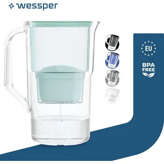 Wessper Wasserfilterkanne grün 2,8 L