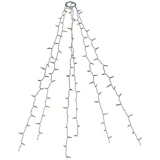 Weihnachtsbaum-Überwurf-Lichterkette mit 6 Girlanden & 180 LEDs, IP44