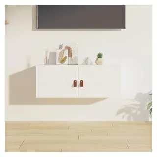 vidaXL Wandregal 80 x 30 x 30 cm Weiß
