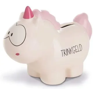 NICI Spardose Einhorn Theodor "Trinkgeld", 7,5 x 12 x 16,5 cm