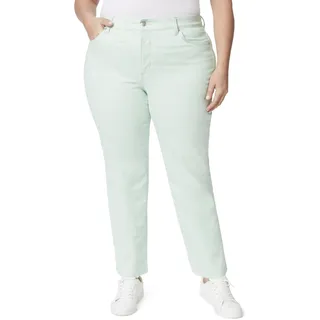 Gloria Vanderbilt Damen Amanda Classic High Rise Tapered Jeans Petite, Jade Breeze, 50 - 46
