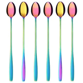 Gräwe Latte Macchiato Löffel Set 6-tlg. Edelstahl Bunt