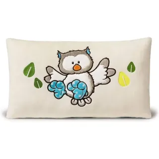 NICI 39627 Kissen Eule Plüsch appliziert 43x25cm