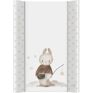 Ceba Baby® Wickelauflage Wickelunterlage - 2 Keil Wickelmulde fürs Babybett 70x50 cm - Wickeltischauflage mit OEKO-TEX® Standard 100 - Made in EU - Wasserdicht und Abwaschbar - Träumer
