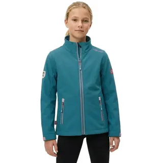 TROLLKIDS Trollfjord Softshelljacke Teal/Mauve 176