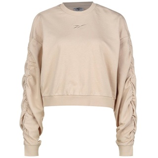 Reebok Longsleeve Studio Knit Fashion Cover-Up Sweatshirt Damen beige XS