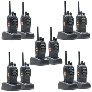 PNI R40 Pro Pmr-walkie-talkie 10 radios PMR Piles, chargeurs et écouteurs inclus