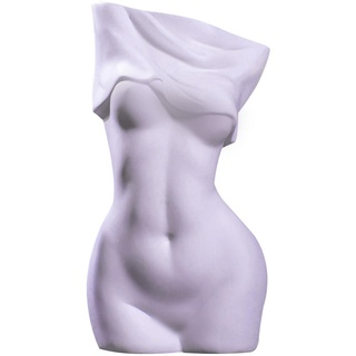 meimiao Feminine Body Vasen, Feminine Curve Vasen, Innovative Körpervase Dekor, Weiß/Schwarz Moderne Blumentopf-Dekoration für Zuhause, Schlafzimmer, Klein/Groß