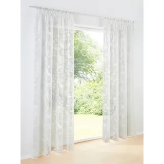heine Gardine Dekostore, Multifunktionsband, transparent beige 140 cm x 175 cm