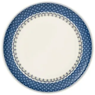 Villeroy & Boch Casale Blu Essteller Rund Porzellan Beige, Blau 1 Stück(e)