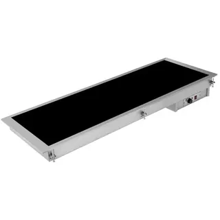 onnera Einbau Glaskeramik-Warmhalteplatte mit Strahlheizkörpern GN 5/1