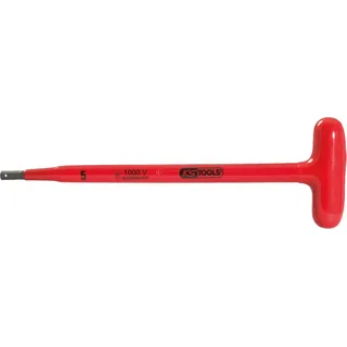 KS Tools T-Griff-Innensechskant-Stiftschlüssel mit Schutzisolierung 4x250 mm