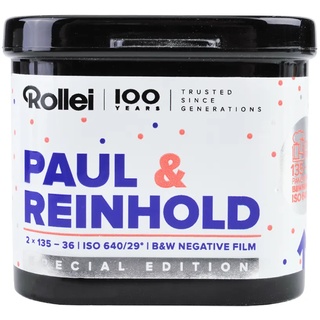 ROLLEI 2x 135-36 SW Negativ 640 ISO Special Edition Paul und Reinhold (Angebot)