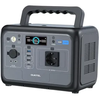 Stromerzeuger Solargenerator 800W, 512Wh Tragbarer Powerstation