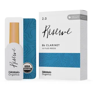 D'Addario DAddario Organic Reserve Bb Klarinettenblätter 2 (10er Pack)