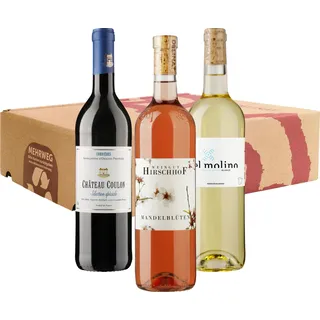 Grillpaket «Perfekte Sommerwein-Auswahl zum Grillen» Die 3 beliebtesten Sommerweine von Delinat, Bio Probierpakete