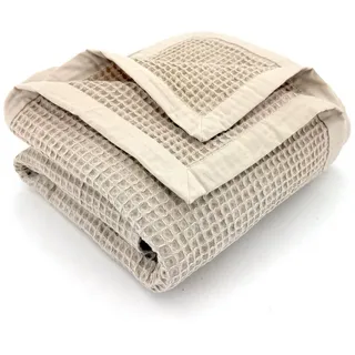 heimtexland Wohndecke 150 x 140 cm Beige