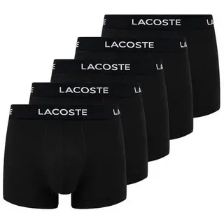 Lacoste Boxershorts Herren Casual Short Boxershorts (5er Pack) (3-St) schwarz S