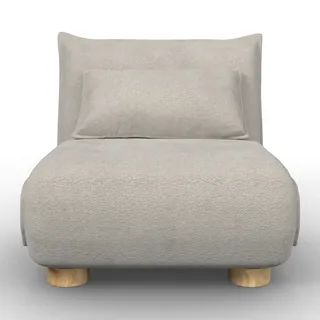 Schlafsessel Bella Beige Bouclé