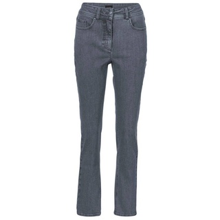 GOLDNER Bequeme Jeans Kurzgröße: Superbequeme Hose mit Bauchweg-Effekt grau 19