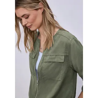STREET ONE Jacke im Washed-Look grün 46
