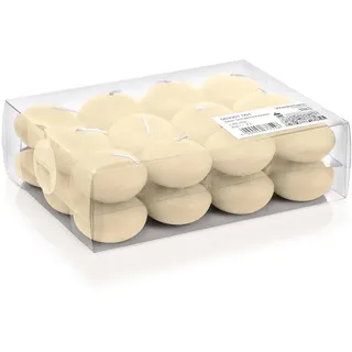 INNA-Glas Schwimmkerze 24er Set Schwimmende Kerzen Ornella, creme, Ø 4,5cm, 4h beige