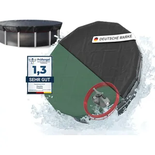 planenfux Poolabdeckung rund grün Ø 460-500 cm