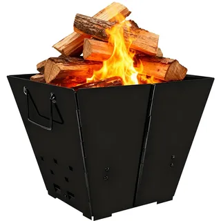 Asaiy Feuerschale, Feuertonne Klein für Camping Garten Terrasse