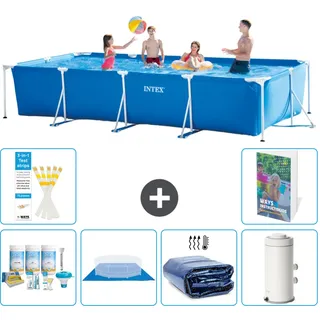 Rechteckiger Frame Pool - 450x220x84 Cm - 7-teilig  S115