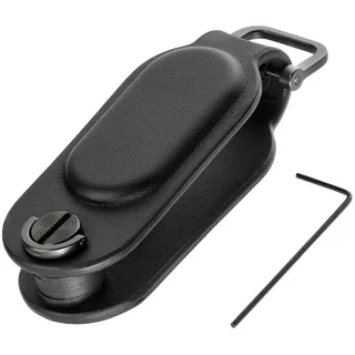 Troika Schlüssel Tracker Apple® Find My Funktion Track & FIND Key Organizer mit Ortung von befestigten Schlüsseln möglich und erweiterbar für bis zu 4 Schlüssel aus Kunstleder und Metall in schwarz