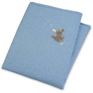 Sterntaler Schmusedecke Emmi, Hellblau, Textil, Esel, 100x75x1 cm, Schlafen, Kuscheln & Schlafen, Schmusedecken