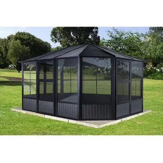 Sojag  Charleston 3,84 x 3,84 m inkl. Seitenteile anthrazit