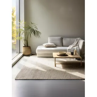 HANSE HOME Dhaka Juteteppich 80 x 150 cm Braun/Grau