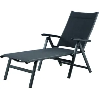 MWH Core Gartenliege Aluminium/Textilene klappbar - Silver