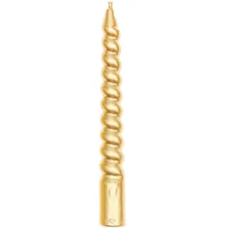 Rico Design Spiralkerzen 10 St. Ø 1,2 cm hoch gold
