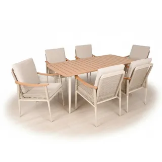 Garden Pleasure TULUM Set 7-tlg. Beige