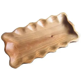 1 Stück Obstschale Aus Holz