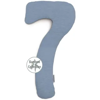 Theraline Stillkissen 80 cm Meliert Blau/Grau