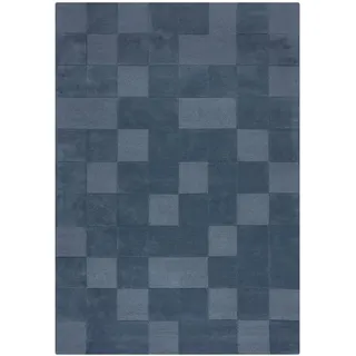 KADIMA DESIGN Wollteppich 200 x 290 cm Blau