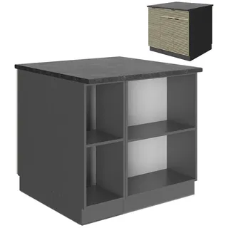 Vicco Kochinsel Fame-Line 90 x 0 x 0 cm Braun