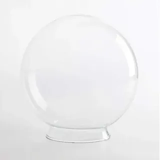 Yosoan Industrial Transparent Glass Shade Ersatz Lampenschirm für Loft Bar DIY Deckenpendelleuchte Wandleuchte (Runder Schatten)