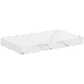 Maison Exclusive - Wandregal Wandhalterung Weiß Marmor 40 X 23,5